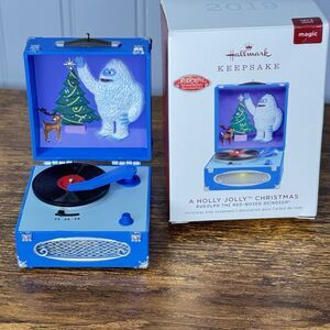 2019 Hallmark A Holly Jolly Christmas Ornament - Rudolph The Red-Nosed Reindeer